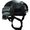 JOYASUS Haoyk mich 2000 Style Tactical Airsoft Paintball casco con Nvg Mount e sponda per airsoft paintball, Black