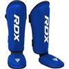 RDX Paratibia Kick Boxing Muay Thai, Approvato da SMMAF, Maya Hide Pelle Protettivo Paratibie, Parastinchi Piedi Protezione Shin Guard per MMA Allenamento Sparring Arti Marziali Boxe Karatè BJJ, Uomo