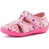 Nordan Pantofole Bambino e Bambina Comode, Antiscivolo e Lavabili in Lavatrice - Ideali per Asilo, Casa e Passeggiate - Ampia Scelta di Colorie Design! 115050 (rosa 9499, 29)