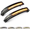 Yoegerery Indicatori di direzione dinamici a LED per Nissan Qashqai J11 X-Trail T32 | per Nissan Rogue Murano Z52 Pathfinder R52 Terra6,1 paio di indicatori di direzione per specchietti laterali (Nero)