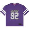 Champion Legacy Modern Sport (220367) -Stretch Jersey T-Shape SS Crewneck T-Shirt, Viola Petunia/Bianco (PRV/Wht), S Uomo