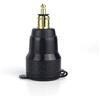 IMPERMEABILE TYPE-C PD+3.0 USB porta moto caricabatterie socket nero