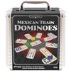 Goliath - MEXICAN TRAIN DOMINOES Metal Box - Gioco del domino per bambini dai 6 anni - Gioco da tavolo strategico del treno messicano - da 1 a 8 giocatori