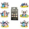 Funko Loungefly - Lilo & Stitch - Angel Beach Scene - Blind Purchase - 1 Of 6 To Collect - Lilo And Stitch - Blind Box Spille Smaltate - Spilla da Collezione Carina - per gli Zaini & Borse - Idea Regalo