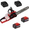 Einhell GE-LC 36/35 Li - Elettrosega a batteria 2 x 18V 5.2Ah - Lama da 35cm