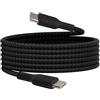 Belkin BoostCharge Cavo Intrecciato USB-C a USB-C 2m per iPhone 15, Pro, Pro Max, Plus, Galaxy S24, S23, Note10, Note9, Pixel 8, 7, iPad Pro, Nero