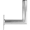 TechniSat TECHNIPLUS 25 - staffa da parete in alluminio con distanza dalla parete di 25 cm (staffa per antenne satellitari, montaggio a parete)