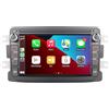 LXKLSZ Autoradio compatibile con CarPlay wireless/Android Auto per Renault Dacia Duster Sandero Logan Captur Symbol Dokker con touch screen IPS/Bluetooth/Mirror Link/FM/AM/USB