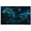 Silent Monsters Tappetino Mouse 36 x 25 cm Drago, con Bordo Cucito, Durevoli, antiscivolo e silenzioso, gioco, ufficio, casa, lavabile, arrotolabile, Tappetini per il Gaming Mousepad