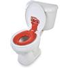 Bright Starts, Disney Baby Cars Lightning McQueen Flip & Sit Riduttore WC Bambini, Sedile WC Sicuro con Maniglie Antiscivolo, Facile da Montare, Da 18 Mesi, Rosso