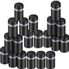 Cokritsm 20pcs Distanziali Per Targhe 12X 25mm Nero,Distanziatori Da Parete 12X 25mm Vite Pubblicitaria In Acciaio Inox Distanziatori Plexiglass Di Vetro Chiodi Supporti Per Pubblicitario Cartelloni