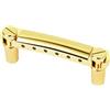Banworks tailpiece fisso a 6 corde per chitarre elettriche LP SG | 52.5mm (2-1/16) Tune-o-matic Stop Tailpiece Fits Epiphone EPI Les Paul/SG Replacement Part JT/LXB-01 Golden