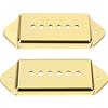 Banworks Plastic P90 Pickup Covers Chitarra Elettrica P90 Dog Ear Pickup Covers 52mm (2-3/64) Pickup al Ponte Covers per Chitarra Elettrica Epiphone Les Paul LP Confezione da 2 JT/SYQG-06 Golden