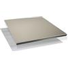 INOXLM lavorazioni inox INOXLM Tagliere Spianatoia per impastare Piano da Lavoro in Acciaio Inox Varie Misure per Cucina per Bar per Ristorante per impastare 40X44 modello GEMELLI