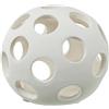 DRW Palla Traforata in Ceramica Tono Crema Ruvida 10 x 10 x 10 cm, Medidas: 10x10x10cm