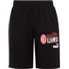 A.C. Milan - Pantaloncini ftblNRGY, Adulto, Pantaloncini da Calcio e da Allenamento, Pantaloni Sportivi, Prodotto Ufficiale, Nero, XXL