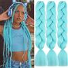 jooceebaby Blu Acqua Extension Per Treccine Africane 24 Kanekalon Treccia Capelli Ombre Jumbo Extension Capelli Fibra Sintetica Treccia Di Scatola Crochet Twist Intrecciare