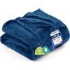 Utopia Bedding Coperta Pile Blanket [259x228 cm, Marino] Coperta Calda per Letto, Divano, Sedia e Divano - 300 GSM Morbida, Accogliente e Spessa per Tutte le Stagioni