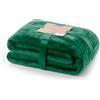 DecoKing Coperta in microfibra, 70 x 150 cm, morbida, morbida, morbida, colore: verde bottiglia