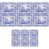 Pimpernel-Portmeirion Pimpernel - Spode Blue Italian, 6 tovagliette + 6 sottobicchieri