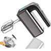 Liwankaqi Miscelatore Elettrico In Acciaio Inox - 800W, 5 Velocità, Pulsante Uscita, 2 Ganci Impasto, 2 Sbattitori