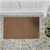 Astra Zerbino per esterni antiscivolo, resistente alle intemperie, ingresso e balcone, 45x75 cm, beige