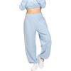 FGM04 Donna - Pantalone Jogger Oversize Jasmine (IT, Testo, M, L, Regular, Regular, Standard, New Celeste)