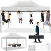 COBIZI Gazebo Pieghevole 3 x 4.5m, Impermeabile, Stabile 3,0, Per Esterni, Pieghevole, Gazebo 3 x 4.5, Tenda Pieghevole Per Feste, Protezione UV 50+ (Telaio Ispessito)
