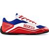 sparco 00128837RBAZ, Stivali Unisex Adulto, Bianco/Rosso, 37 EU