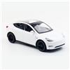 MODVKVK Tesla Model Y 1:32 Modellino Macchinina con Luce e Musica, Funzione Pull-Back, Lega Pressofusa, Ideale per Bambini dai 3 anni e Collezionisti (Bianco)