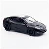 MODVKVK Tesla Model Y 1:32 Modellino Macchinina con Luce e Musica, Funzione Pull-Back, Lega Pressofusa, Ideale per Bambini dai 3 anni e Collezionisti (Nero)