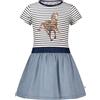 SALT AND PEPPER BY KIDS PARK Girls Dress Sequins Horse Vestito da Gioco, True Navy, 3 Anni Unisex-Adulto