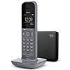 Gigaset telefono cordless grigio ect gigacl390grey
