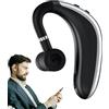 Nkmujil Cuffie a orecchio singolo, auricolari wireless PH, con cancellazione del rumore, auricolare singolo auricolare per ufficio a mani libere, leggero auricolare singolo per computer e pH cellulare