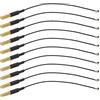 Okuyonic Antenna integrata 3DBi, 433‑470MHZ 10PCS Segnale sensibile Antenna IPEX Anti invecchiamento Cavo in rame puro RG1.13 per moduli LoRa
