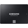 SAMSUNG 870 EVO MZ-77E2T0E SSD interno, Nero, 2 tb