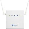 Digicom 4G LiteRoute - Router LTE Cat4, 150Mbps download e 50Mbps Upload 4G, 2 Porte LAN 10/100. Wi-Fi easy con WPS e fino a 300Mbps, Firewall, Non richiede configurazione, Bianco