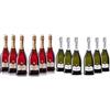 Sant'Orsola Brachetto d'Acqui D.O.C.G. Spumante Dolce, 6 x 75cl & Asti D.O.C.G. - Pacco da 6 x 750 ml