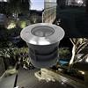 Partenopea® Faretto a led segnapasso calpestabile da esterno viali sentieri giardino IP65 illuminazione luce da incasso a terra (3W Luce Fredda 6500K Large)