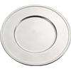 SWEET HOME Sottopiatto Tondo in Metallo Placcato Argento Stile Inglese cod.IA3301-31 cm diam.31 by Varotto & Co.
