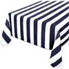 emmevi Tovaglia Giardino Cotone Bordata A Righe Varie Misure Copri Tavolo Piscina Cucina Mod.TOV COTONE 135X135 FASCIATO BLU