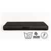 COOL PET VISCO Premium - Materasso per cani, 120 x 80 cm, in schiuma fredda ortopedica (Memory Foam), spessore 10 cm, in similpelle di alta qualità, taglia 4XL, colore: Nero
