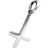 Kiss of Leather Piccolo ciondolo a forma di croce in argento Sterling 925