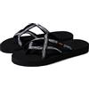 Teva Olowahu, Sandali Donna, Palms Black White, 37 EU