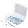 BGS Do it yourself Kraftmann Ganci a vite uomo Power impostato, 80 pezzi, 88136