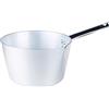 Baldassare Agnelli Pentole Agnelli Alluminio ALMA10924 Linea 3mm Casseruola Conica con 1 Manico, 24 cm, Acciaio