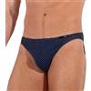 Hom Max Intimo, Micro Motivo Bianco Stampato su Uno Sfondo Blu Scuro, L Uomo
