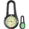 iplusmile Moschettone Orologio Servizio di salvataggio: Orologio con moschettone Orologi con Clip Luminoso Orologi per Uomini Donne - Ciclisti Scalatore Zaino All'aperto