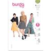 burdastyle Burda Style Sewing Pattern B6027 - Cartamodello per gonna da donna