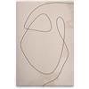 A.S. Création DD132667 - Stampa su tela minimalista scandinavo, colore: beige, nero, 50 x 75 cm